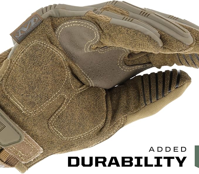 Mechanix Wear: M-Pact Tactical Gloves with Secure Fit, Touchscreen Capable Safety Gloves for Men, Work Gloves with Impact Protection and Vibration Absorption (Brown, XX-Large)