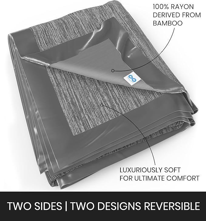 Everlasting Comfort Cooling Blanket for Hot Sleepers - Soft, Lightweight & Breathable Throw Blanket with Easy to Clean Material - Luxury Throws for Hot Flashes & Night Sweats (60"x80")