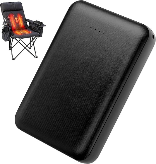 5V2A 10000mAh Battery Pack for Electric Heated Camping Chair, Heated Blanket, Heated Hunting Seat Pad, Heated Sleeping Bag USB Power Bank for Camping Work Battery Pack