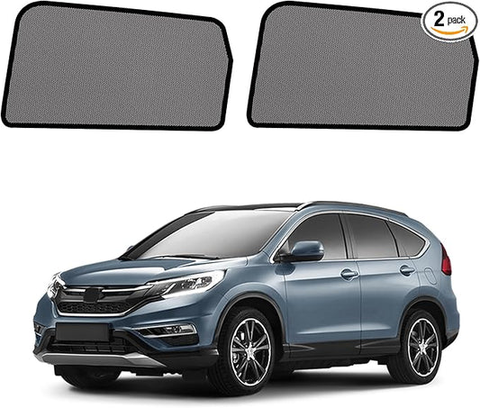 Car Window Shades for 2017-2022 CRV - Rear Side Window Sun Shade for Baby, Breathable Mesh Car Privacy Window Covers, UV Protection and Heat Insulation for Road Trips, Napping, Camping (2 PCS)