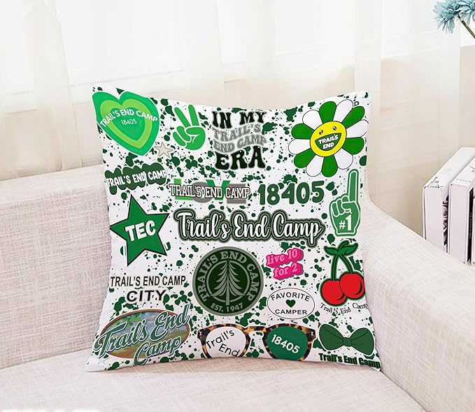 Gilbins Camp Bunk Kids Autograph Pillows A Great Gift for Boys Or Girls (Trail's End Camp)