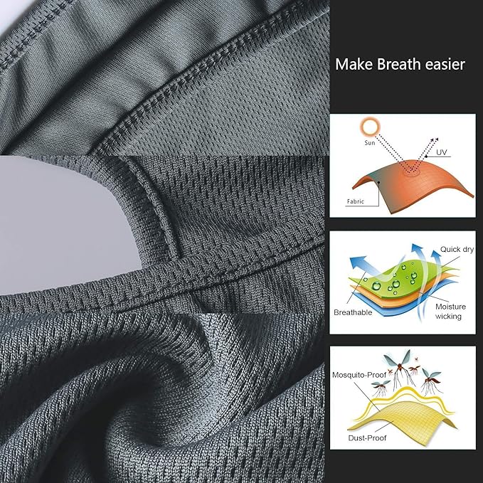 Balaclava Face Mask Adjustable Windproof UV Protection Hood
