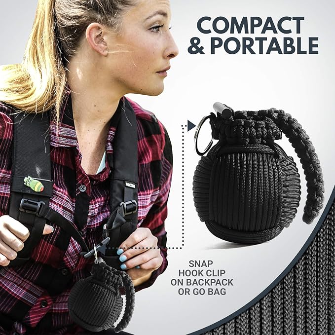 Holtzman’s Survival Kit Paracord Grenade The #1 Best 48 Tool Emergency kit