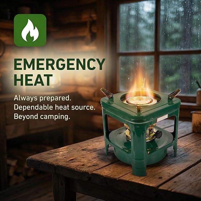 Garneck Outdoor Stove Portable Kerosene Stove – Camping Heater Barbecue Burner for Outdoor Cooking Emergency Heating Hiking Picnic Survival Gear