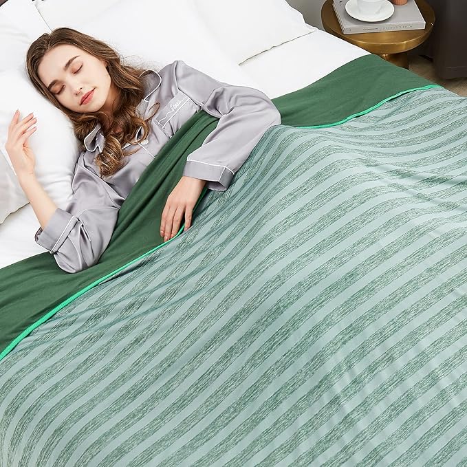 Guohaoi Cooling Blanket (90"x90"Queen Size) for Hot Sleepers and Night Sweats,100% Oeko-Tex Certified,Arc-Chill Q-Max >0.5 Cool Fiber,Ultra Cold Breathable,Comfortable,All-Season.
