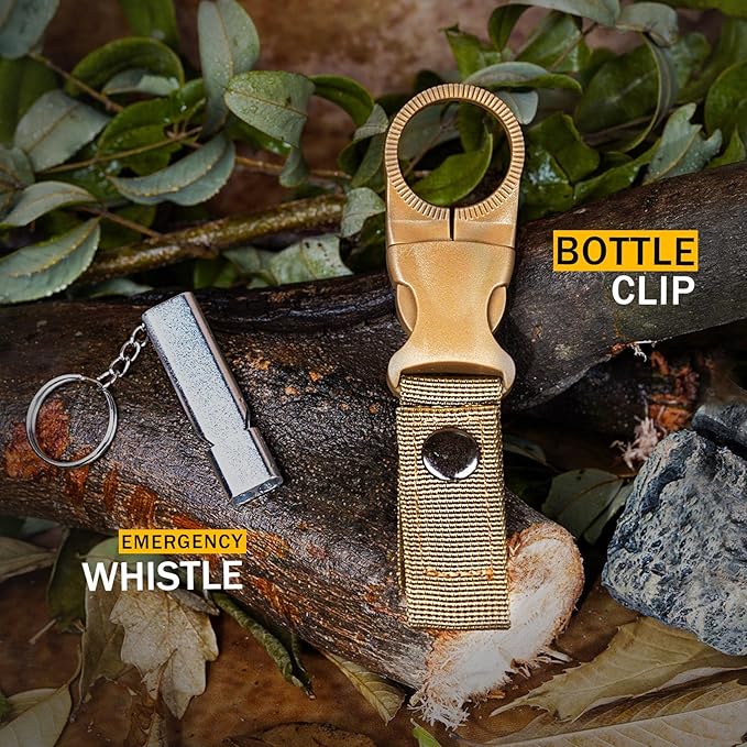 Survival Kit 14 in 1, Survival Gear and Equipment, Gifts for Men Dad Husband Him Fathers Day, Outdoor Fishing Hunting Camping Anniversary Birthday Gift Ideas for Boyfriend