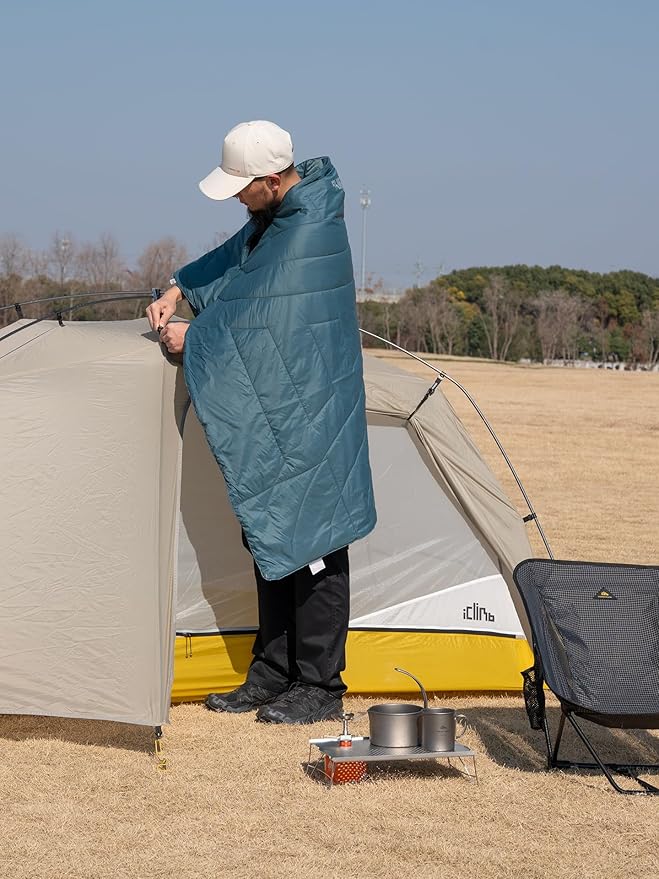 iClimb 3M Thinsulate Insulation Warm Camping Blanket Ultralight Compact