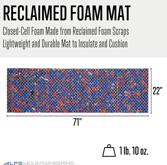 ALPS Mountaineering Reclaimed Foldable Foam Mat or Seat