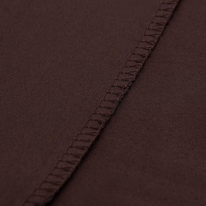 NTBAY Microfiber Toddler Pillowcases with Envelope Closure, 2 Pack 100% Brushed Microfiber Super Soft Travel Kids Nursery Pillow Cases, 14"x20" Fits Pillows Sized 12"x16" 13"x18" 14"x19", Dark Brown