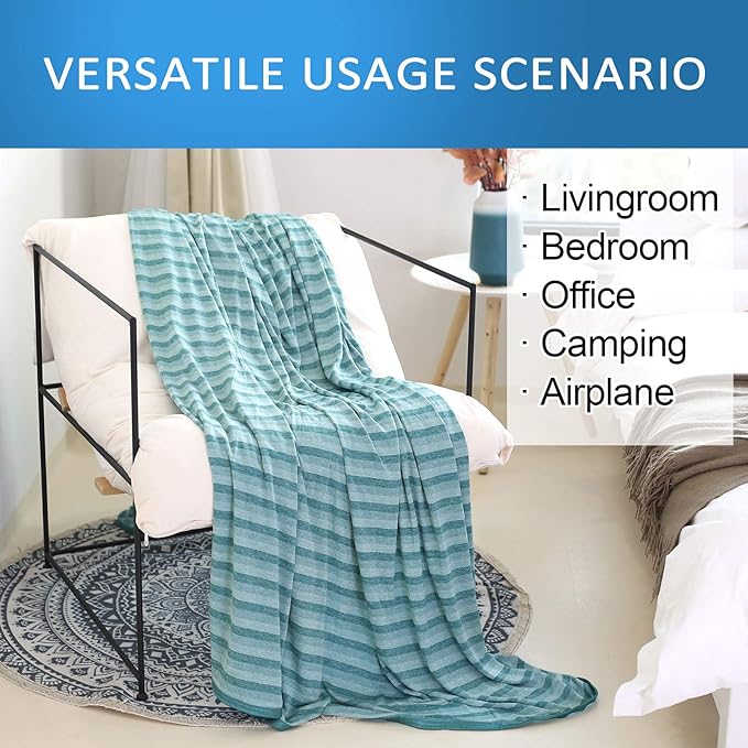 Ailemei Direct Cooling Blanket for Hot Sleepers,Double Sided Cold Effect,King Size Lightweight Breathable Summer Blankets for Bed,Transfer Heat to Keep Body Cool for Night Sweats,108"x90"