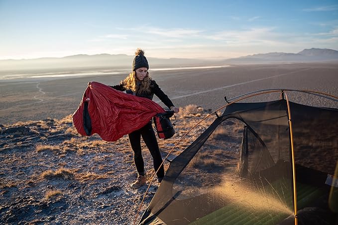 Teton LEEF Lightweight Mummy Sleeping Bag for Camping, Hiking, Backpacking; Cold Weather Option, Compression Sack Included