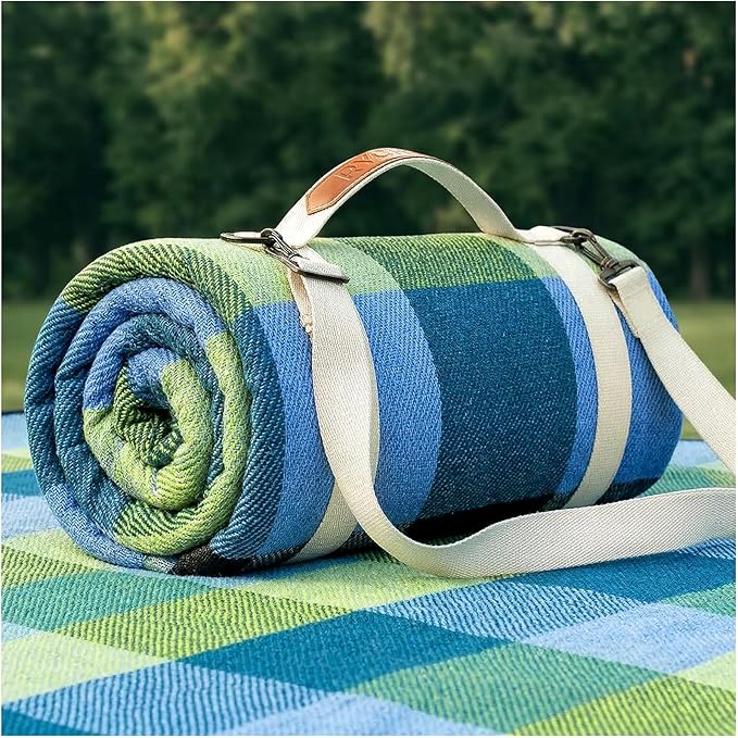 Waterproof Picnic Blanket Beach Outdoor Camping Mat Extra Large Foldable Cute Big Travel Essential Accessories Gift Park Patio Lawn Garden Grass Ground Play Music Festival Concert Must Have