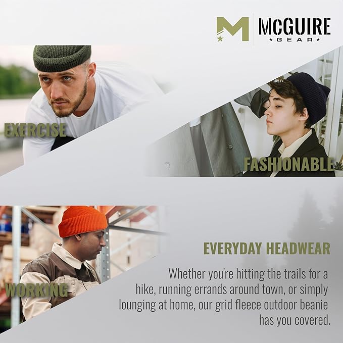 100% Wool Watch Cap – GI Warm Winter Beanie Cap for Cold Weather – Made in the USA Military Specifications.