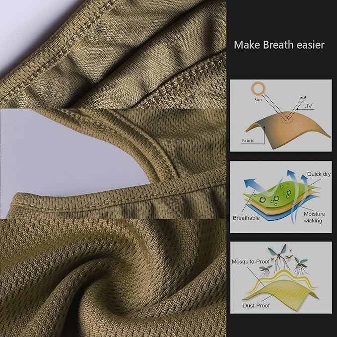 Balaclava Face Mask Adjustable Windproof UV Protection Hood