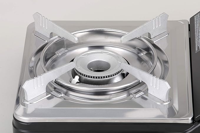 Iwatani Cassette Feu Butane VA-30 Camp Stove, one, BLACK
