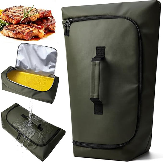 270° Opening BBQ Blanket for Resting Meat, Insulated Leak-Proof Meat Resting Bag for Brisket Turkey Pork, Smoker Accessories for Party Kitchen Camping, Anniversary Birthday Gift for Men Dad Husband