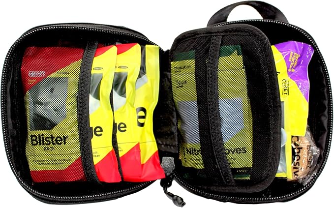 MERET Personal Response Pack | Bag with Modular Organizer, MOLLE Panel, Durable Material, Travel, Hiking, Camping, Preparedness | Small, Black | Empty Bag