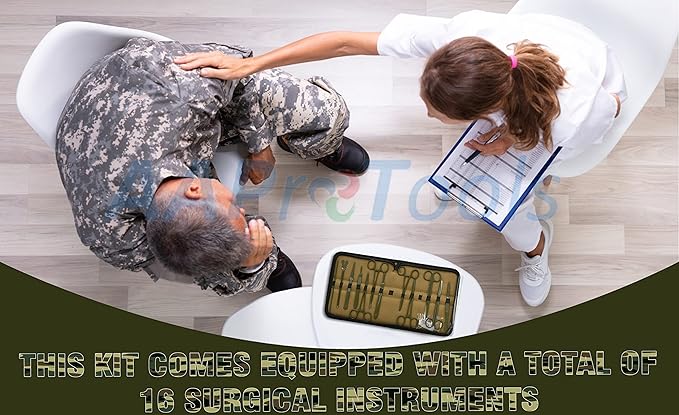 24 PC U.S. Army Style Surplus Emergency Survival Kit - Bleed Contol Kit - First Aid Kit - Zipper Pouch MLT-02