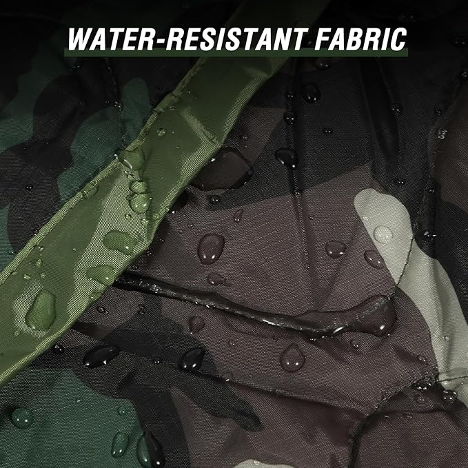 REDCAMP Military Camping Blanket, Water-Resistant Thermal Poncho Liner, Lightweight Insulated Outdoor Blanket for Hiking Camping with Compression Carry Bag