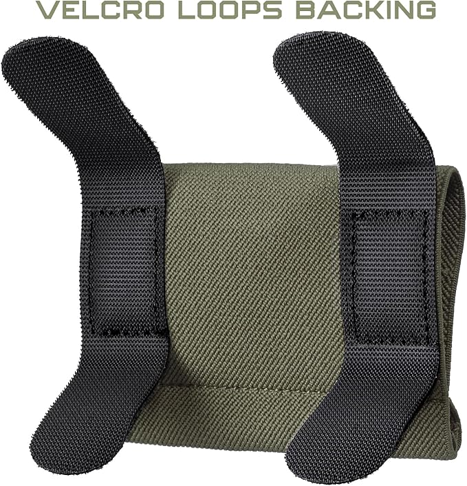 LIVANS Tourniquet Holder TQ Sleeve, Elastic Tourniquet Holder for Duty Belt Tactical Retention Band TQ Pouch Horizontal Battle Belt Accessories Survival Gear