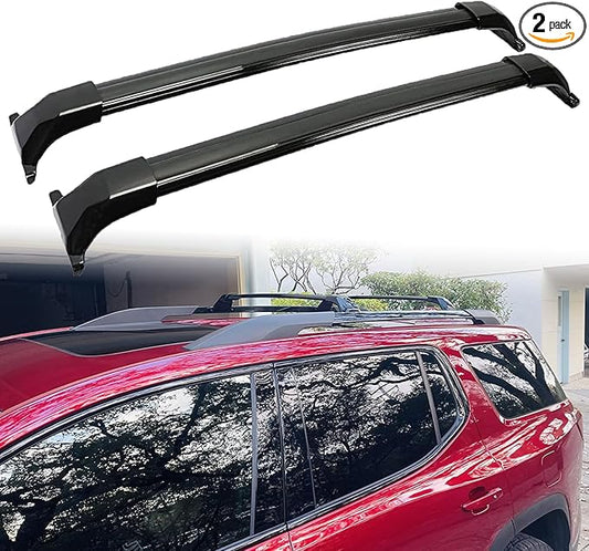 220lbs Roof Rack Cross Bars for 2017-2023 GMC Acadia, Aluminum Crossbar Luggage Rack for Rooftop Cargo Carrier Bag Kayak Canoe Bike Snowboard Skiboard