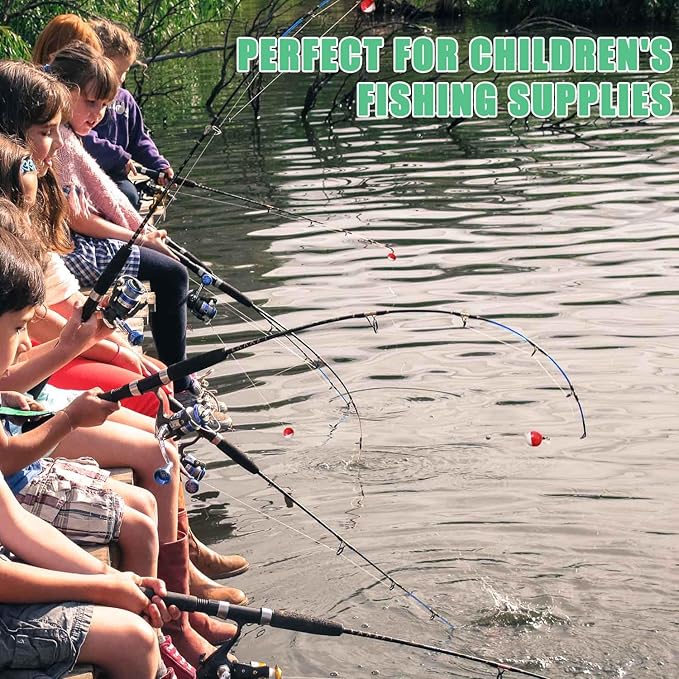 Compact Mini Fishing Kits Bulk – Emergency Survival Fishing Tackle Kits with Case for Beginners, Outdoor Operation, Shoebox Stocking Stuffer for Kids