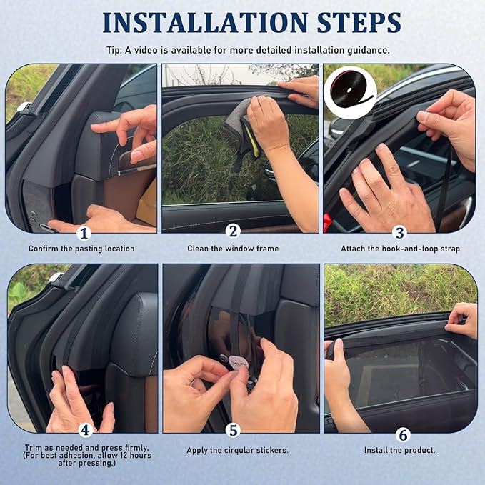 Car Window Shades,Car Window Screens for Camping,Car Window Cover for Baby,Universal Stretchable & Breathable Mesh Shades,Block Sun Rays,Fit Most Truck,SUV and Minivan(Front 2 Pack)