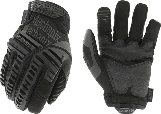 Mechanix Wear: M-Pact Covert Tactical Gloves with Secure Fit, Touchscreen Capable Safety Gloves for Men, Work Gloves with Impact Protection and Vibration Absorption (Black, X-Large)