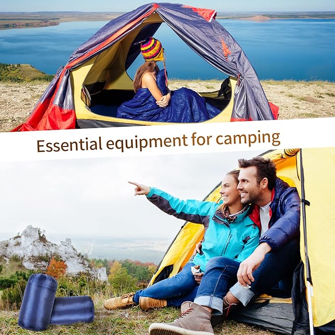 Macarrie 4 Pcs Bulk Sleeping Bags for Adults 0 Degree Waterproof Backpack Bags with Compression Sack for Backpacking, Camping, Hiking, Emergency Shelters