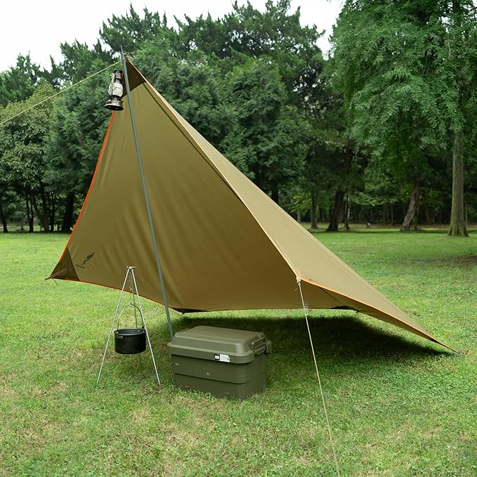 Free Soldier Waterproof Portable Tarp Multifunctional Outdoor Camping Traveling Awning Backpacking Tarp shelter Rain Tarp