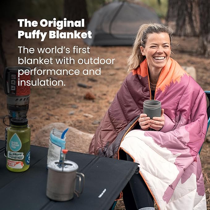 Rumpl Original Puffy National Park Blanket for Camping and Outdoors, Grand Teton - V3