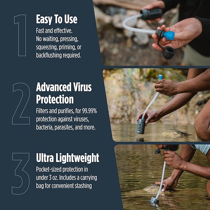 RapidPure Purifier + Ultralight Straw