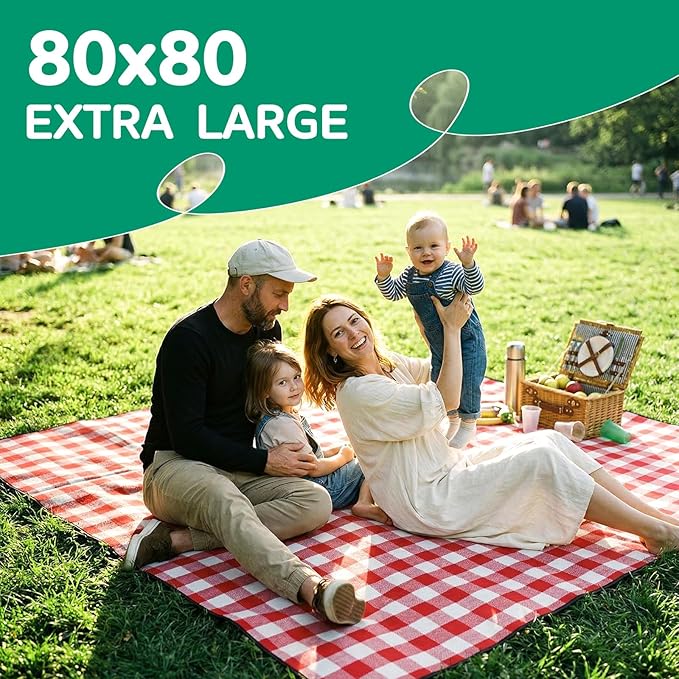 Extra Large Outdoor Picnic Blanket Camping Beach Mat Mama Mommy Mom Ever from Daughter Son Birthday Groom Bride Law Step Mom Stepmom Present Regalos para el día de Las Madres Mujer