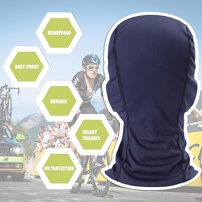 Balaclava Face Mask Adjustable Windproof UV Protection Hood