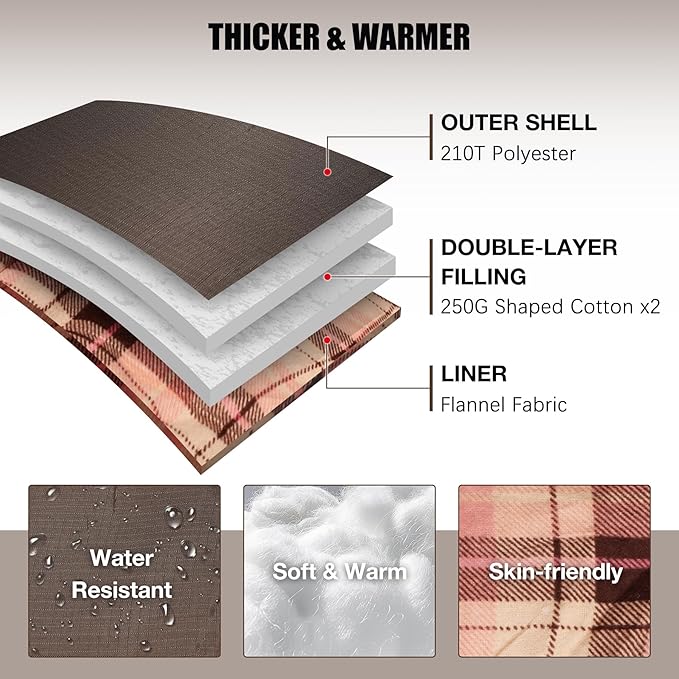 REDCAMP Cold Weather Mummy Sleeping Bag, Warm Flannel Cotton Sleeping Bag for Adults, Warm and Machine Washable Perfect for Winter Camping