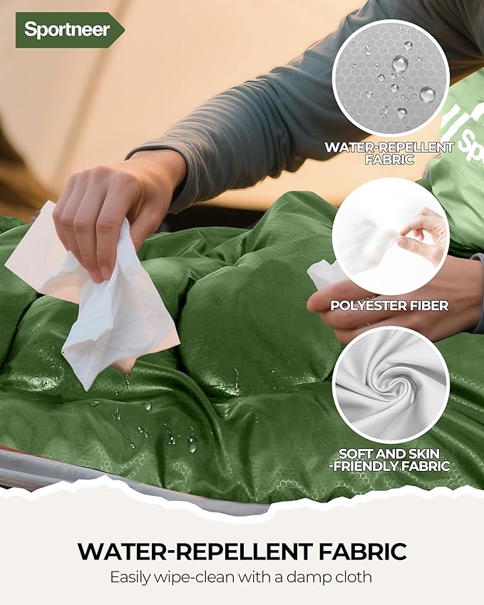 Sportneer Sleeping Bag for Adults & Kids, Cold Weather & Warm Waterproof Camping Sleeping Bag, Compact Portable for Camping Hiking & Travel
