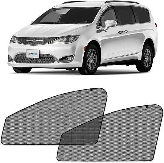 CLIM ART Magnetic Car Window Sunshade for Chrysler Pacifica 2017-2026, 2 Pc.Set, Side Glass Covers Screen, Block Sun Rays Curtains, Window Shield Sun Shade in Cars, Camping Accessories - MS0153
