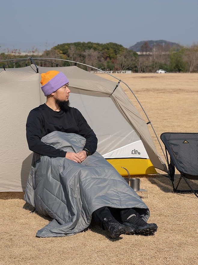 iClimb 3M Thinsulate Insulation Warm Camping Blanket Ultralight Compact