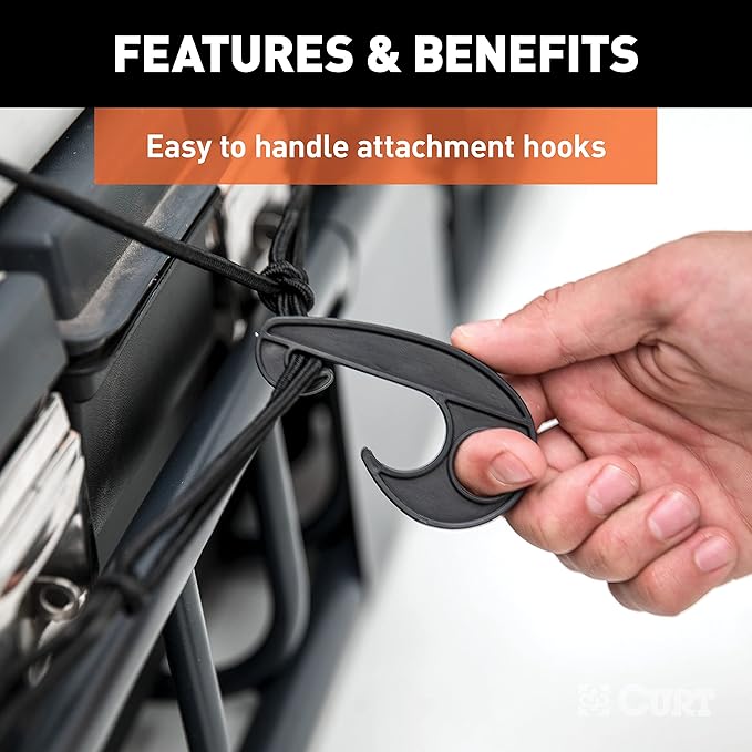 Curt 18201 Extended Roof Rack Cargo Net