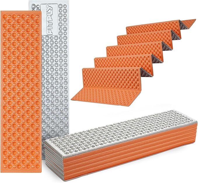 Ultralight Foam Sleeping Pad, Waterproof Closed Cell Foam Pad for Superior Insulation, Folding Sleeping Mat for Compact Storage, Foldable and Portable for Hiking and Camping