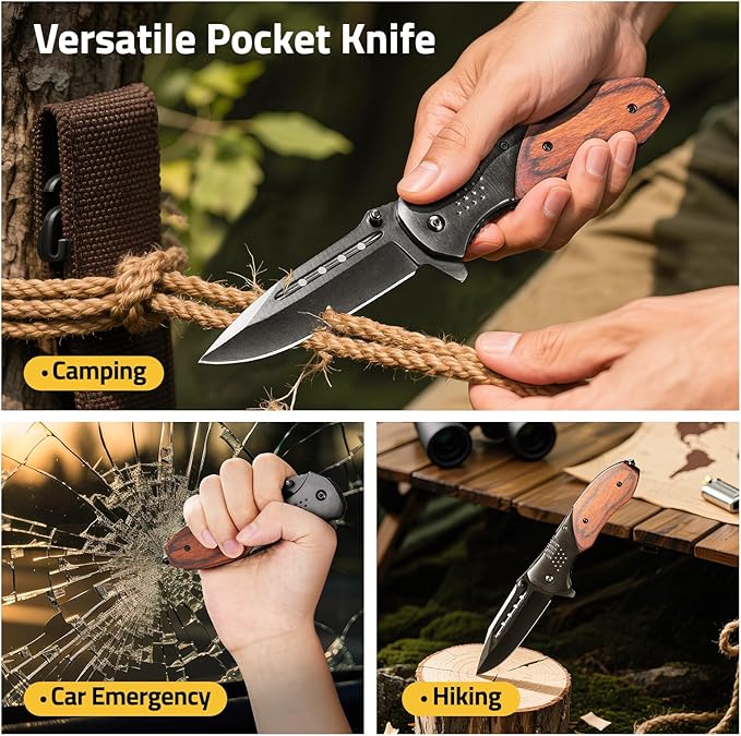 CVLIFE First Aid Kit Survival Emergency Kit IFAK Trauma Kit with MOLLE Pouch, Comprehensive Trauma Care - Ideal for Car, Camping, Hiking, Travel