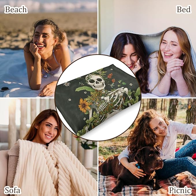Plant Lady Gifts for Women, Christmas Birthday Gifts for Plant Lover Women, Men - Throw Blankets 60"x50", Gardening Gift for Woman Mom Grandma Friends, Gift for Gardeners