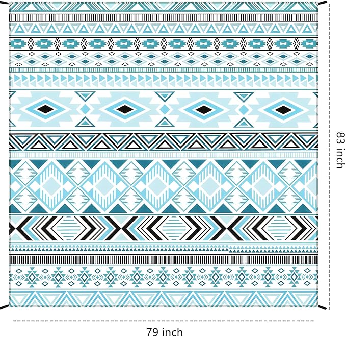 HIHOHO Beach Blanket Waterproof Sandproof Extra Large Beach Mat 79" X 83"/120"x108"for 1-8 Adults Quick Drying Durable Outdoor Picnic Mat for Beach Travel Camping Hiking