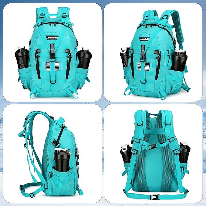 Lovelinks21 25L Tactical Backpack Hiking Daypacks Outdoor Military Molle Bag EDC Rucksack Motorcycle Backpack for Camping