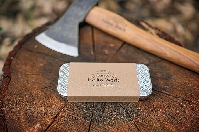 1844 Helko Werk Germany Wilderness Fire Starter Basic Kit - Portable Waterproof Flint Fire Starter and Jute Cord Survival Gear, Compact and Lightweight (Basic KIT) #F1122 Basic