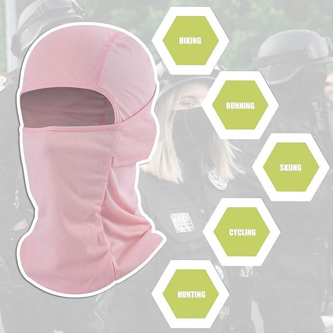 Balaclava Face Mask Adjustable Windproof UV Protection Hood