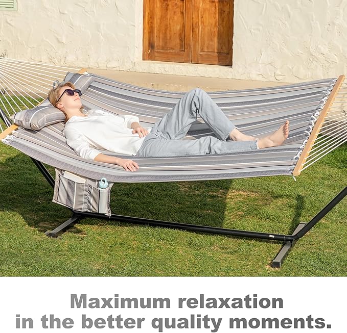 Fabric Hammock with Stand (Peace Dove)