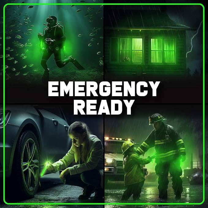 PartySticks Emergency Glow Sticks - 12 Ultra Bright Individually Wrapped Military Grade Chem Lights - 12 Hour Bulk Tactical Light Sticks for Survival Gear, Camping, and Power Outages