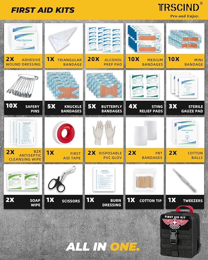 Gifts for Men Dad Husband Him Fathers Day, Survival Kit, Emergency Survival Gear and Equipment 14 in 1, Anniversary Birthday Gifts for Him Boyfriend, Hunting Fishing Camping Accessories, Cool Gadget