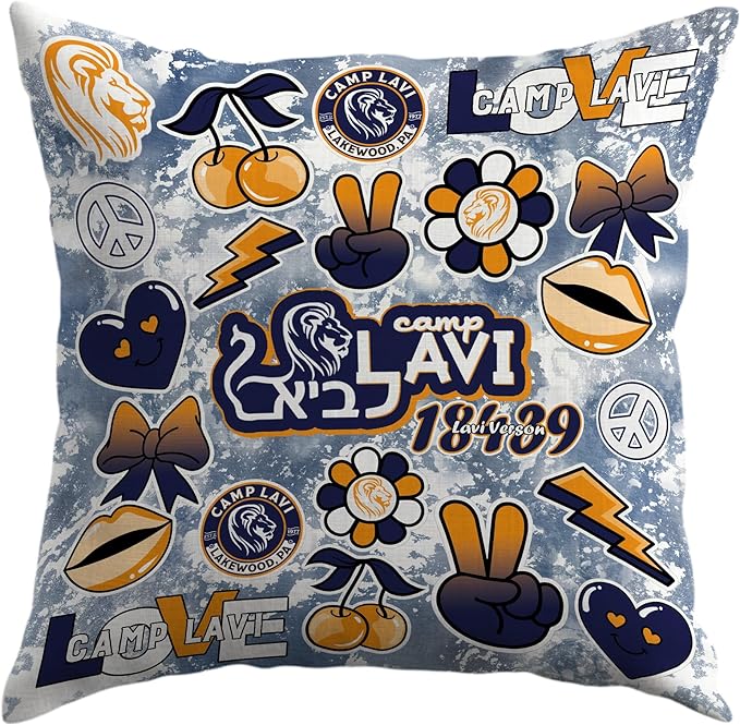Gilbins Camp Bunk Kids Autograph Pillows A Great Gift for Boys Or Girls (Camp Lavi)